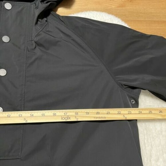 Exley NB Mens Black Hooded Windbreaker Rain Jacket Raincoat Size Large - Picture 10 of 12